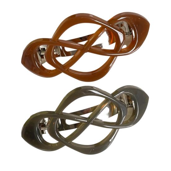 2Pcs Vintage Hair Barrettes French Style Hair Clips Women Girls