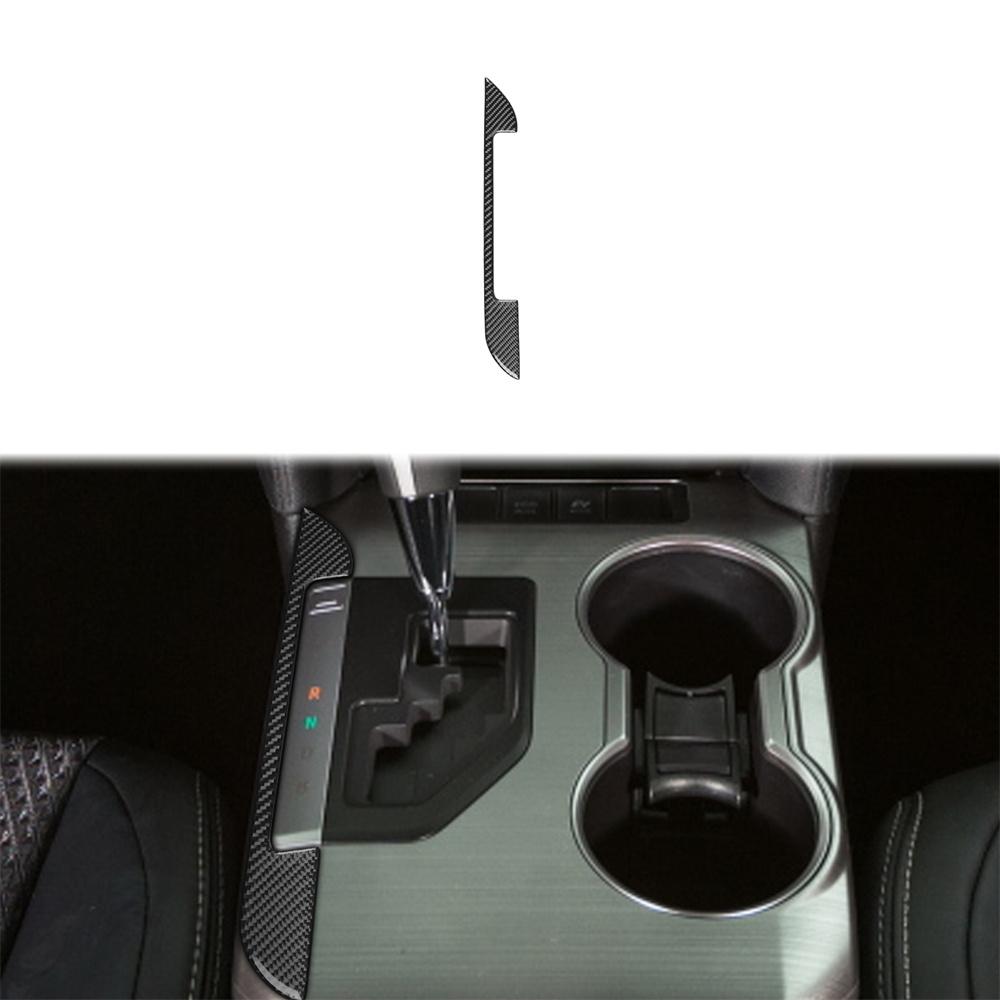 Carbon Fiber Console Gear Shift Panel Kit Trim Cover Fits For Toyota Camry 2012-