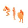 1/64 Interview Model Figure People Figurines Tiny Desk Decoration Realistic Action
