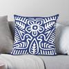 Panama Mola Kuna Bird Blue Square Pillowcase Polyester Linen Velvet Creative Zip Decor Sofa Seater Cushion Case