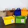 Felt Storage Basket with Handles Foldable Fabric Storage Bin Eco-Friendly Collapsible Organizer Bin for Toys Clothes Blankets Home Laundry