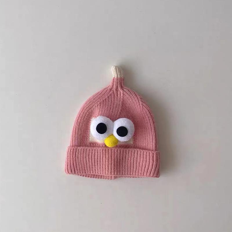 Autumn And Winter Baby Hat Cute Baby Hat Korean Style Pullover Wool Hat Ear Protection Children's Knitted Hat