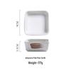 Ceramic Square Sushi & Dipping Sauce Dishes (3-Pack)