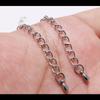 10pcs 50/70mm Stainless Steel Extension End Chain With Water Drop Bracelet Extension Tail Chain For DIY Jewelry Making Findings