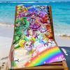 Anime S-Smile P-PreCure Towel Sports Quick Dry Travel Camping Gear Sandproof Soft Light Large Beach Towel