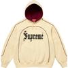 Supreme Curve Piping Hooded Sweatshirt Natural