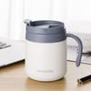 Wide-mouthed Insulated Cup Solid-color Thermos Cup Portable Coffee Cup  Car