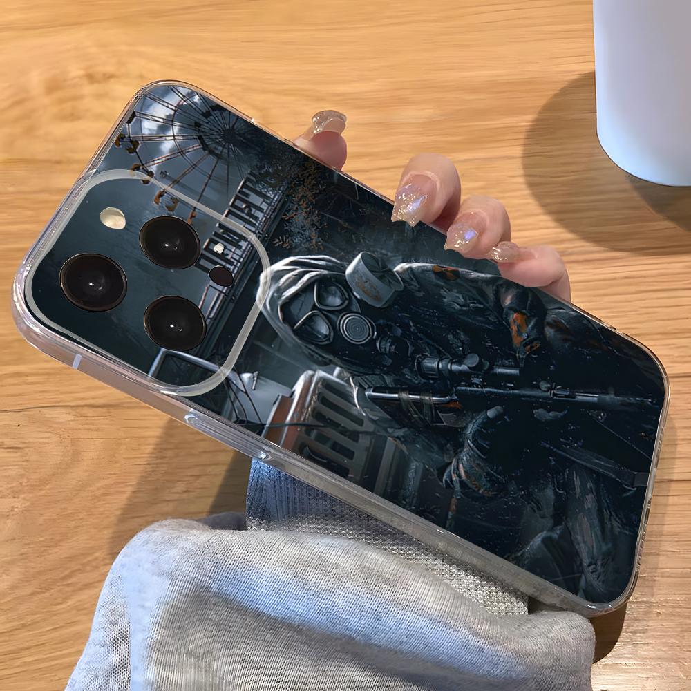 

S-Stalker 2 Phone Case For IPhone 17 Pro Max 16 15 14 Pro Max 13 11 Xs Xr 8 7Plus Transparent Cover iPhone 15 Pro