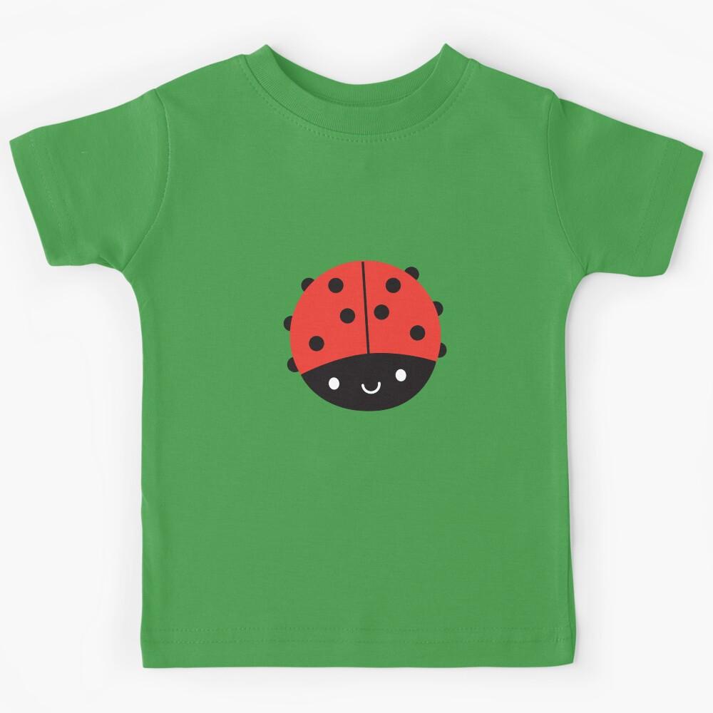 Kawaii Ladybird / Ladybug Kids T-Shirt 140