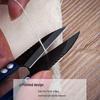 Large Carbon Steel U-Shaped Yarn Scissors for Thread Trimming, Spring-Loaded Cross-Stitch Scissors