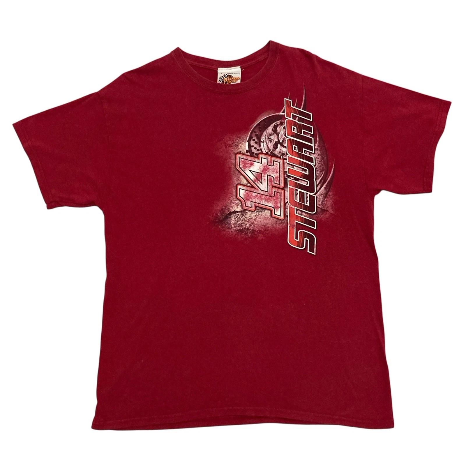 

Винтажная футболка Tony Stewart #14 Old Spice Office Depot NASCAR Winner s Circle Размер L 3XL