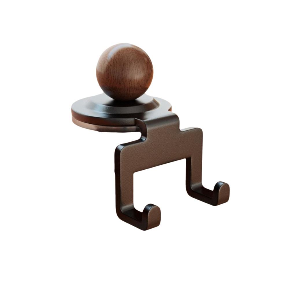 

Removable Table Hook Portable Handbag Holders Traceless Bag Holder Bathroom Towel Black Style 1