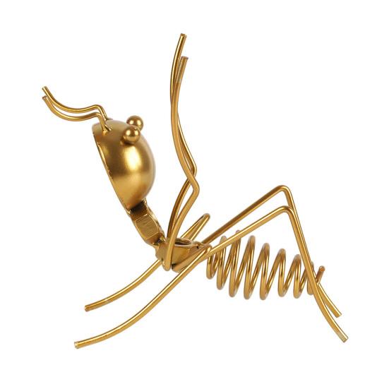 Ant Shaped Wine Holder Metal Rack, Freestanding Bottle Holder,Stable Retro Solid Stand Art Ornament Red Stand, for Home Kitchen Bar Decor Eye-catching