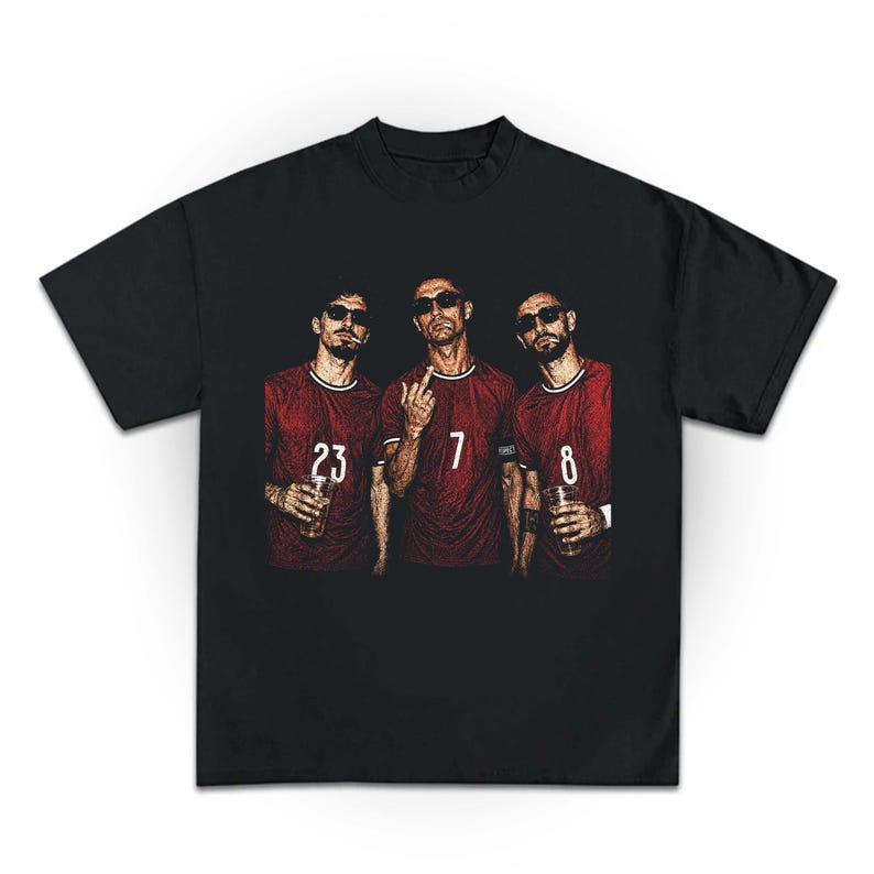 portugal world cup t shirt, ronaldo tshirt, bruno tee, portugal soccer jersey, portugal funny tee manchester Middle Finger M