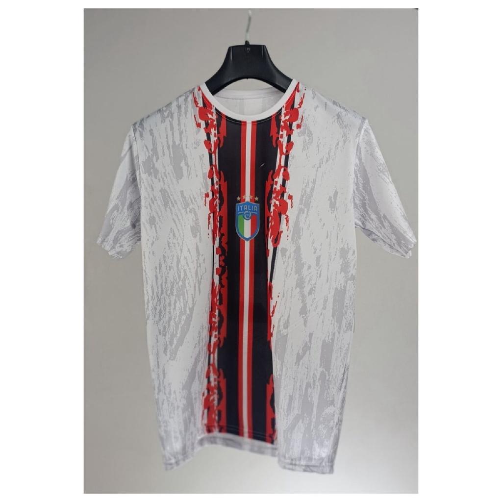 Italy Gattuso Special Design Red Patterned Adult Football Jersey