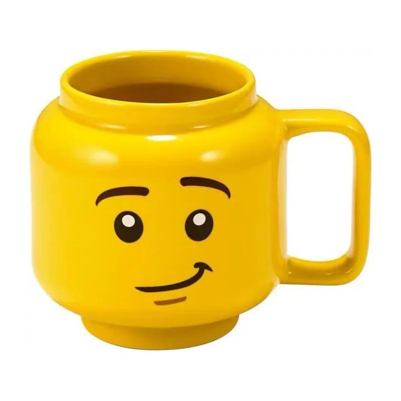 Kreativní kreslený film Káva Mléko Čaj Šálek vody Roztomilý Legrační výraz Děti Mléko Hrnek Snídaně Smile Keramický hrnek Domácí Šálek na vodu