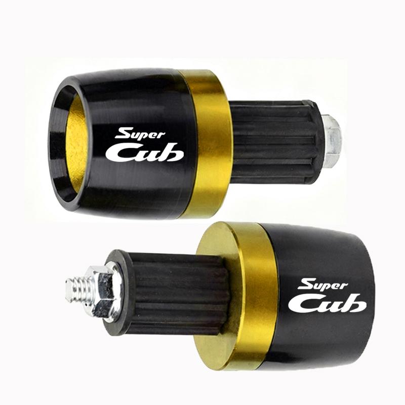 Motorcycle metal accessories handlebar plug handle shock absorber device For Honda Super CUB C70 90 110 C125 CT125 Accessories