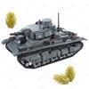 Mehrere Geschütztürme NbFzip Schwer Dunkelgrau Panzer Bausteine Montage MOCww2 Figuren Waffen Ausrüstung Szene Modell Ornamente Geschenk Spielzeug