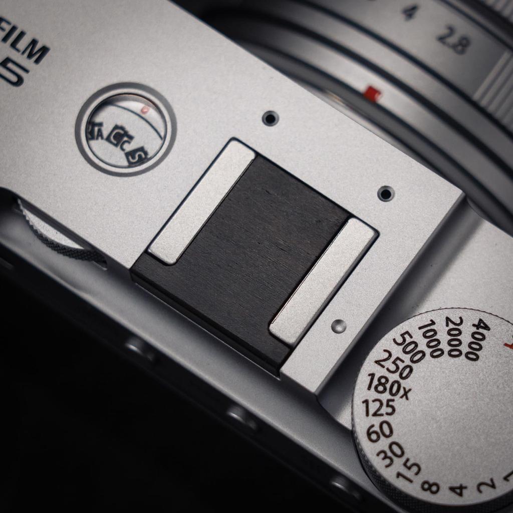 Iborrys Hot Shoe Cover Shutter Button Cover Compatible with FUJIFILM and Over 20 Other Camera Made of Premium Wood Retro Handcrafted by with Hot Shoe