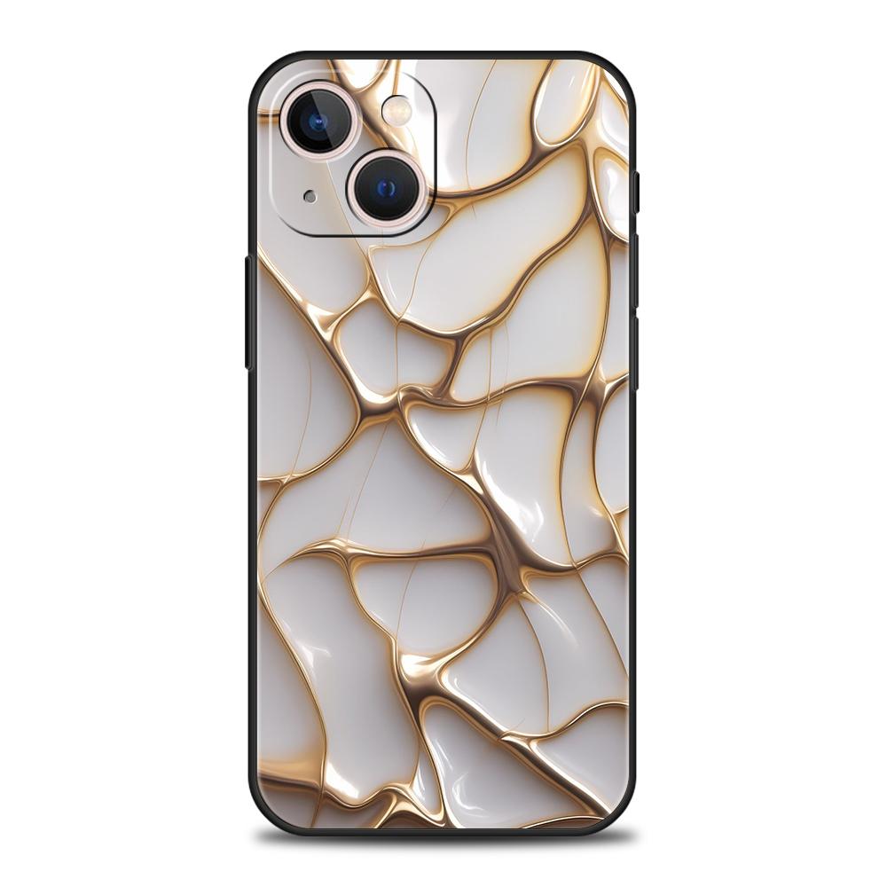 

Чехол для телефона Cover для iPhone 17 16 15 14 13 12 Pro Max 11 Pro Max 17 AIR Plus Ударопрочный Мягкий ТПУ Корпус Складки Текстура Fundas Сумки iPhone 15