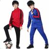 Unisex Long Sleeve Soccer Training Kit Set Men Women Teens Winter Sportswear
