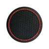 2Pcs Sparkly Rhinestone Car Cup Coasters, Universal Anti-Slip PVC Mat Car Cup Holder, Bling Interior Decoration Accessory