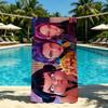K-Kpop D-Demon H-Hunters Towel For Outdoor Camping Beach Towel Super Absorbent Quick-Drying Summer Towel