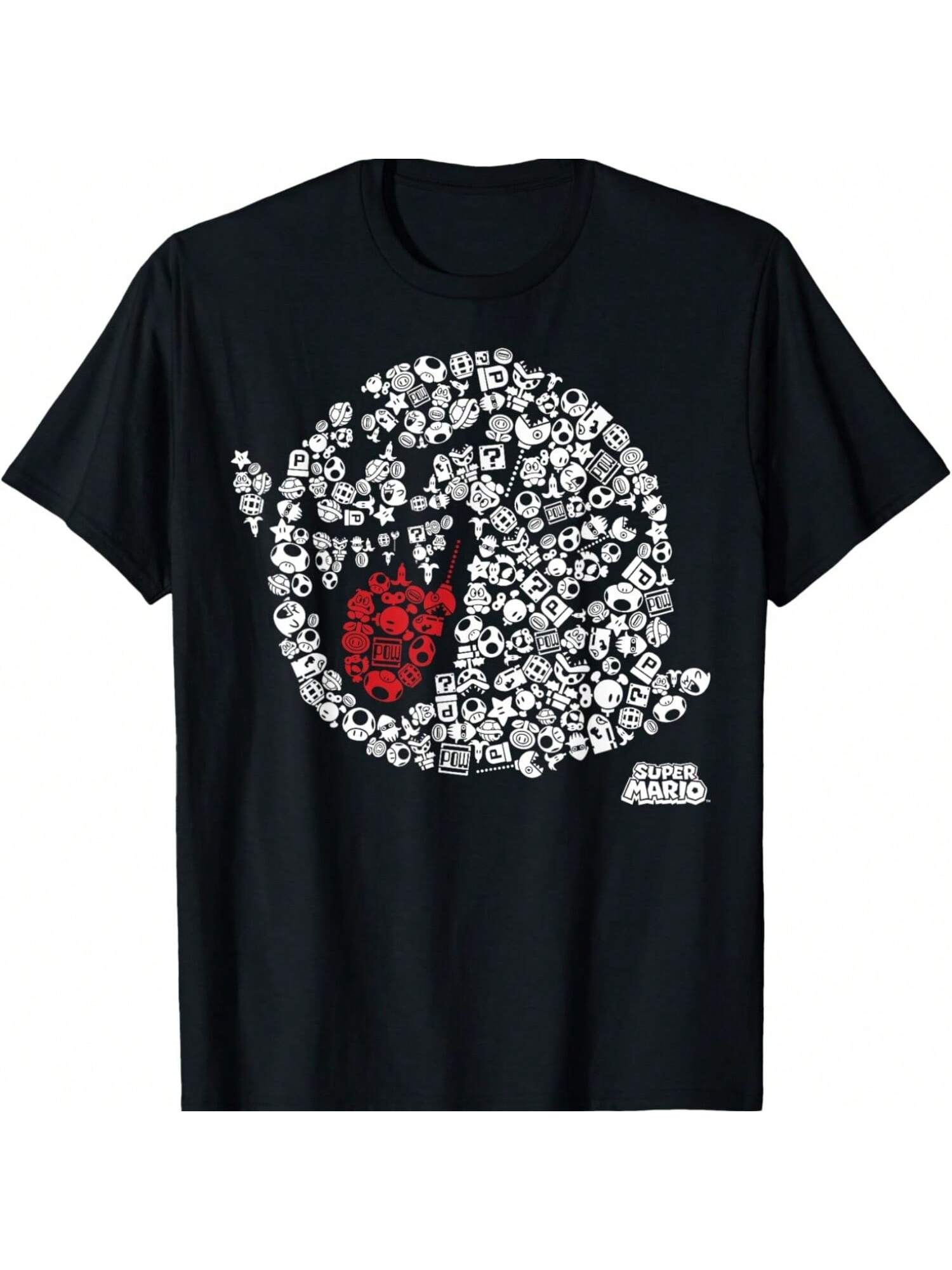 Nintendos Supers Marios Iconic Boo Portrait Graphic T-Shirt T-Shirt S разноцветный