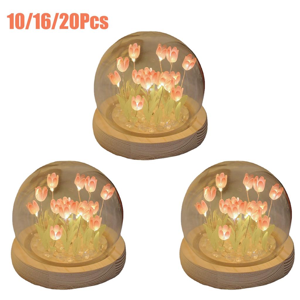 Tulip Night Light Gift Ambience Decoration Handmade LED
