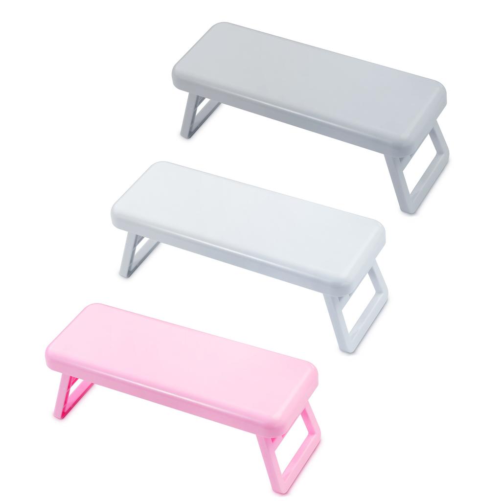 Nail Arm Rest Foldable Nail Hand Rest PU Leather Nail Pad Cushion Practical Nail Hand Pillow for Manicure Salon Use