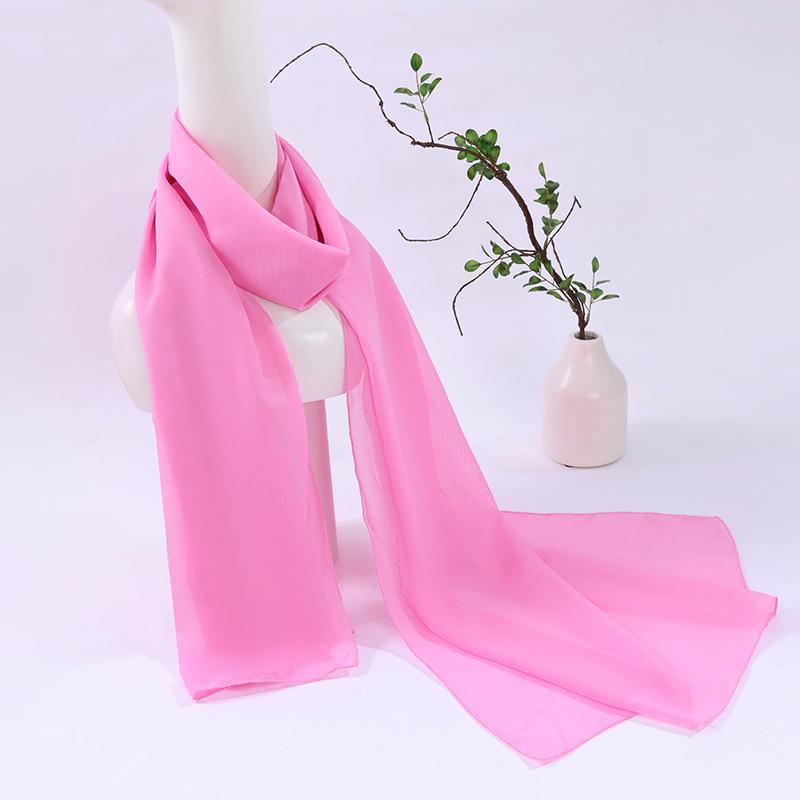 Scarlet Silk Square Dance Shawl - Women's Versatile Spring Scarf