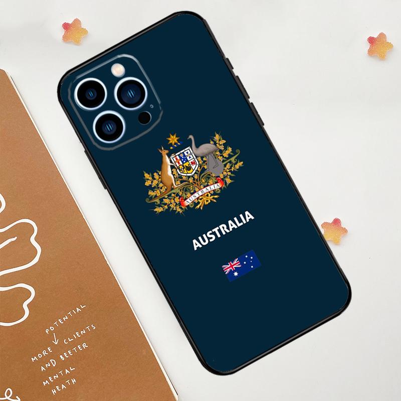 Australia Flag Case For iPhone 15 16 14 13 12 11 Pro Max Plus X XR XS 12 13 Mini Cover Accessories