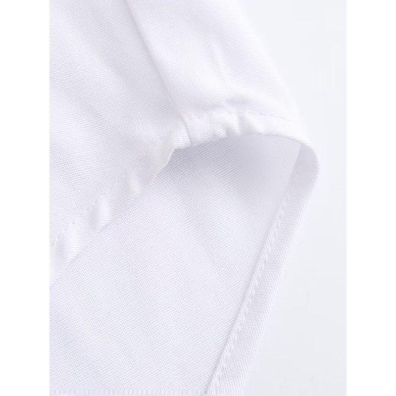 Kaslead Women's Fashion Style Long Sleeves Lapel Shirt