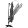 Umbrella with Ventilation 300 X 300 Cm Anthracite