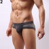 Men's Sexy Mesh Modal Triangle Underwear Fashion Breathable Briefs Underpants