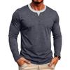 Herren Zweiteiliges Langarm-T-Shirt Lässiger Look Oberteil für den Alltag