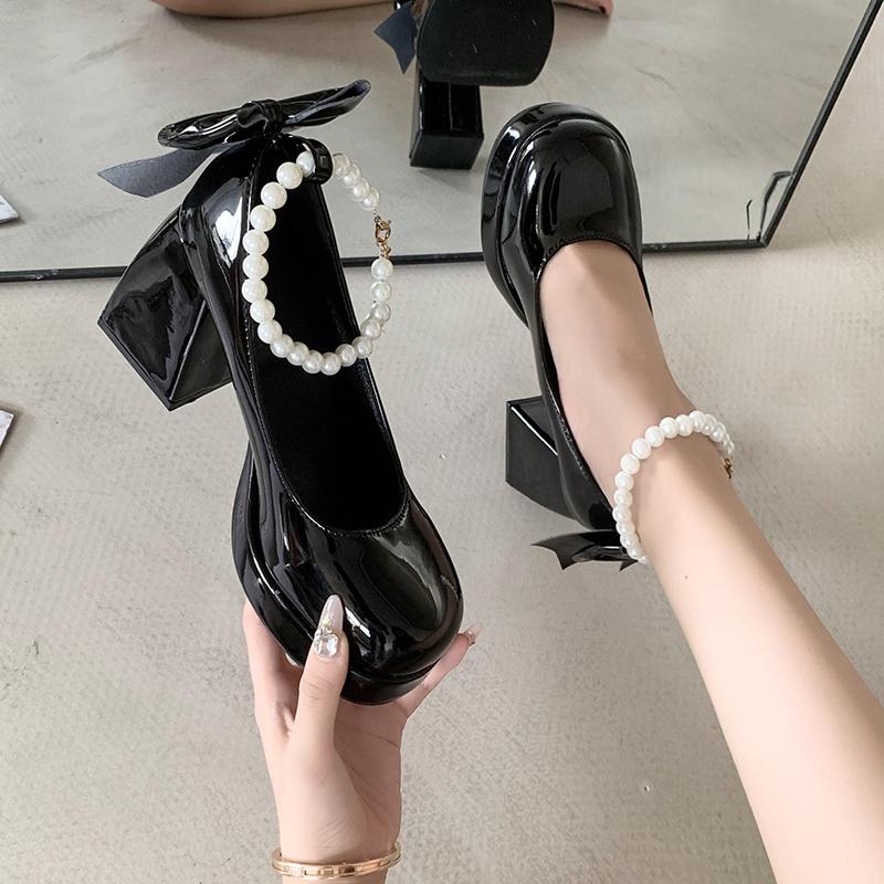 Designer Shoes Women High Heels Mary Jane Shoes Pumps New Ladies White Women Heels Platform Shoes Women's Heels Zapatos De Mujer