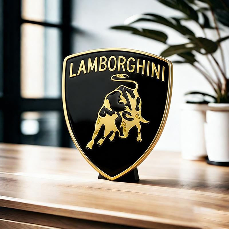 1 pezzo Per Lamborghini Urus Huracan Aventador Accessori Logo Auto 3D Premium Adesivo Etichetta Metallo Badges Corpo Bagagliaio Finestrino Laterale