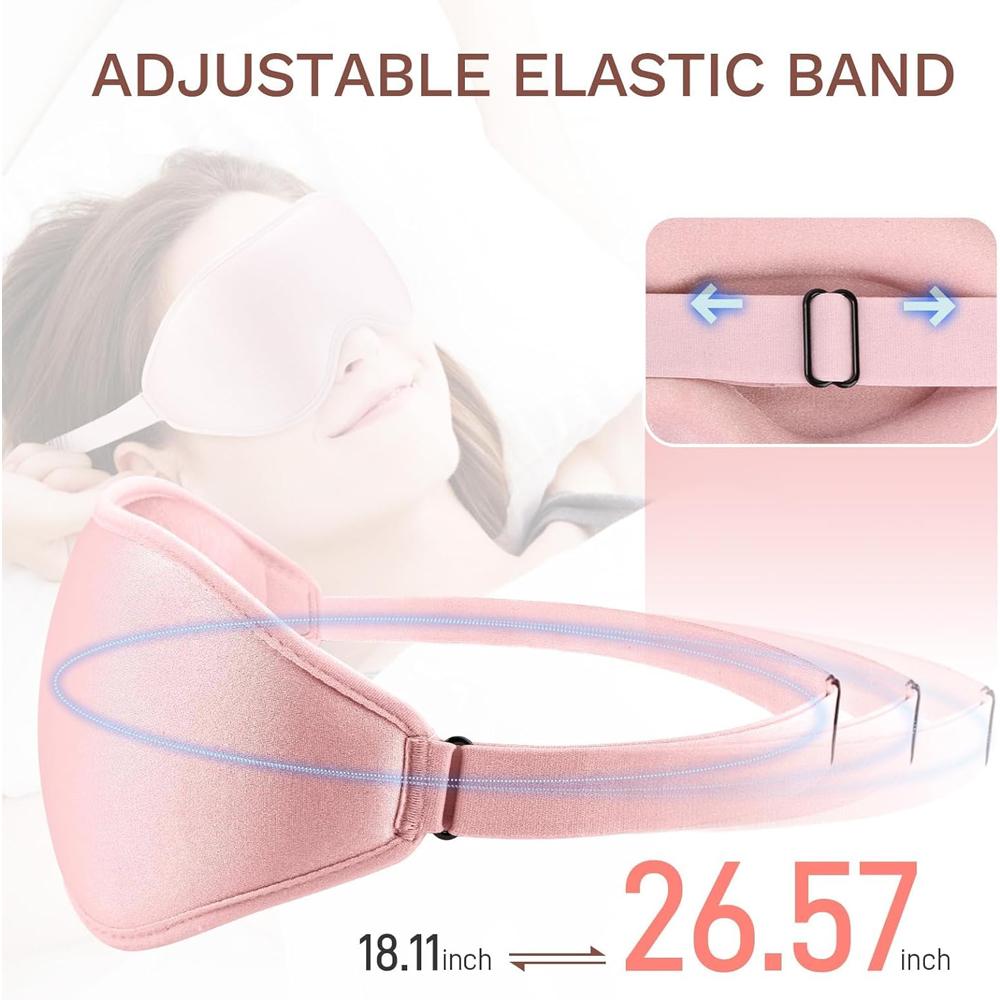 Durable And Safe 100% Blockout Light Sleeping Mask 3D Sleep Mask For Eyes Memory Foam Soft Eye Mask Blindfold Sleeping Aid Slaapmasker