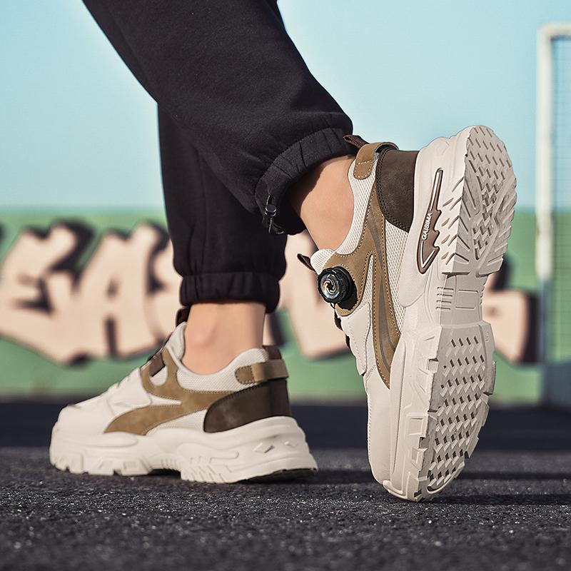 New Fashion New Men's Fashion Casual Low Top Sports Shoes Students Thick Sole Comfortable Sneakers Boys Male Classic Breathable Basketball Shoes