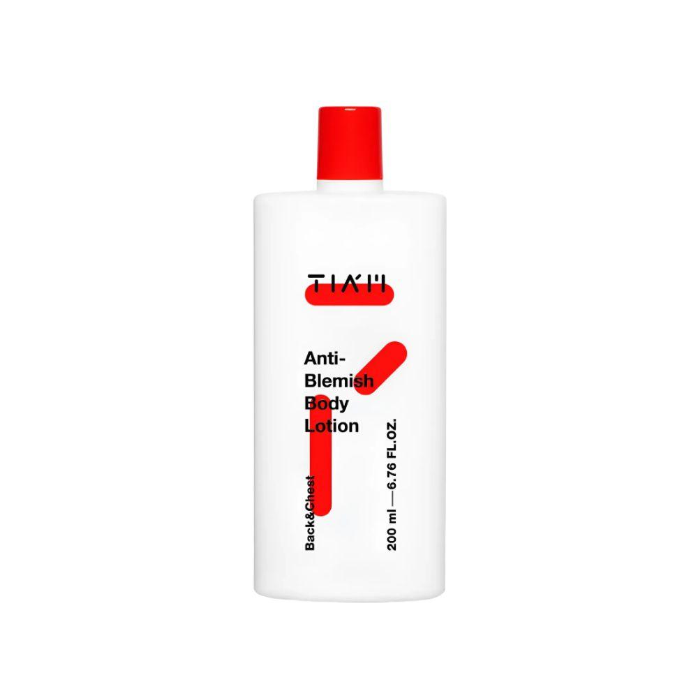 TIAM Anti Blemish Body Lotion 200ml with AHA BHA for Body Acne Tightening and Post Blemish Mark Care