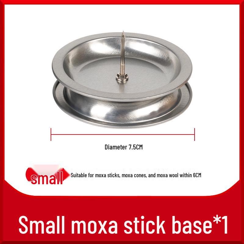 Нержавеющая стальная чаша для моксы с пепельницей и держателем для палочек моксы