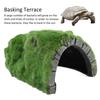 Basking Platform Rock Hideout Cave Resin Tortoise Hideout Rock Reptile Hide Cave  Aquarium Use