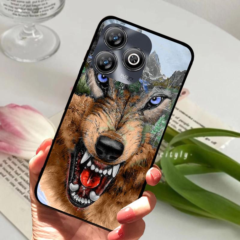 For ZTE Blade V60 Smart 4G Case Cool Wolf Lion Luxury Silicone Soft TPU Phone Cover For ZTE Blade A75 4G V60Smart Fundas Shell