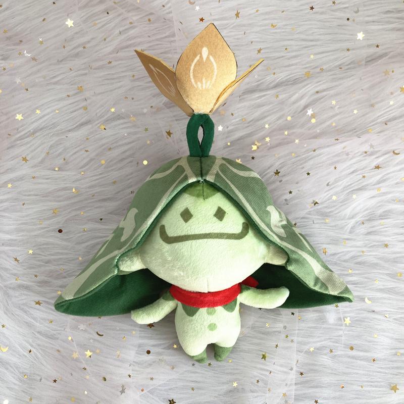 Genshin Impact Sumeru Aranara Plüsch Baumwollpuppe Kissen Cosplay Cartoon Requisiten Zubehör Weihnachtsgeschenk für Kinder