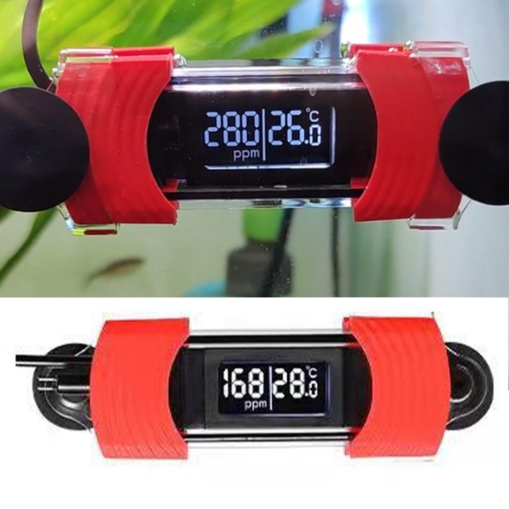 Fish Tank Thermometer HD Digital Display USB Powered Waterproof Calibration Type Aquarium
