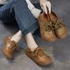 Retro Single Shoe Women's New Style Women's Shoes with Soft Sole, Comfortable and Casual Shoes