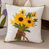 American Cotton Pillowcase Fabric Sofa & Bed Cushion Cover, Washable