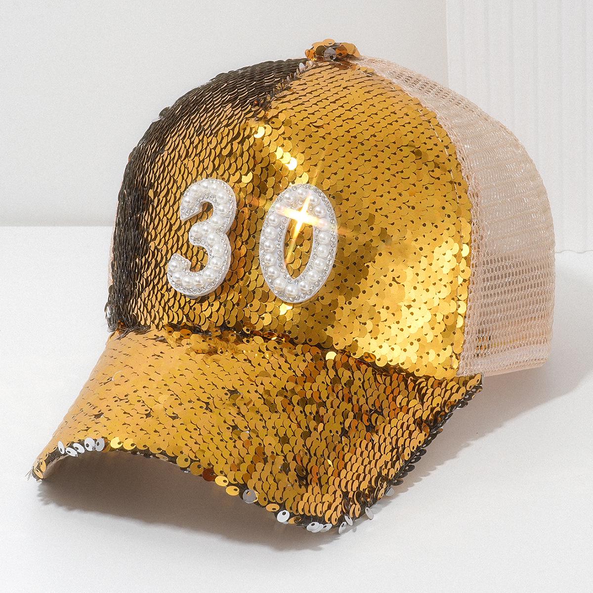 

Женская регулируемая бейсболка со стразами и жемчугом для музыкальных фестивалей M (56-58cm) золотой
