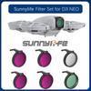 Pro Dji NEO Filtr Sunnylife Profesionální Objektiv CPL UV ND16 ND32 ND Filtry Sada Objektivů Kamery pro dji neo příslušenství